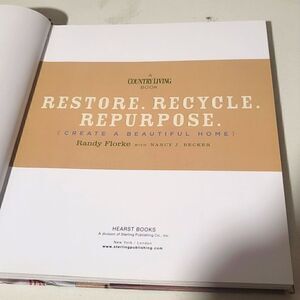 Restore Recycle Repurpose book 